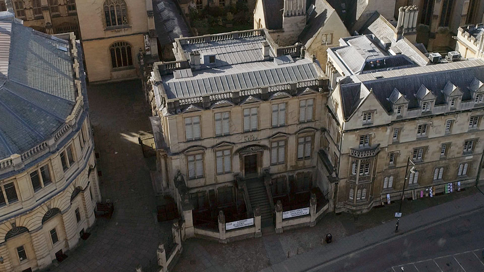 History of Science Museum Oxford Aerial Drone