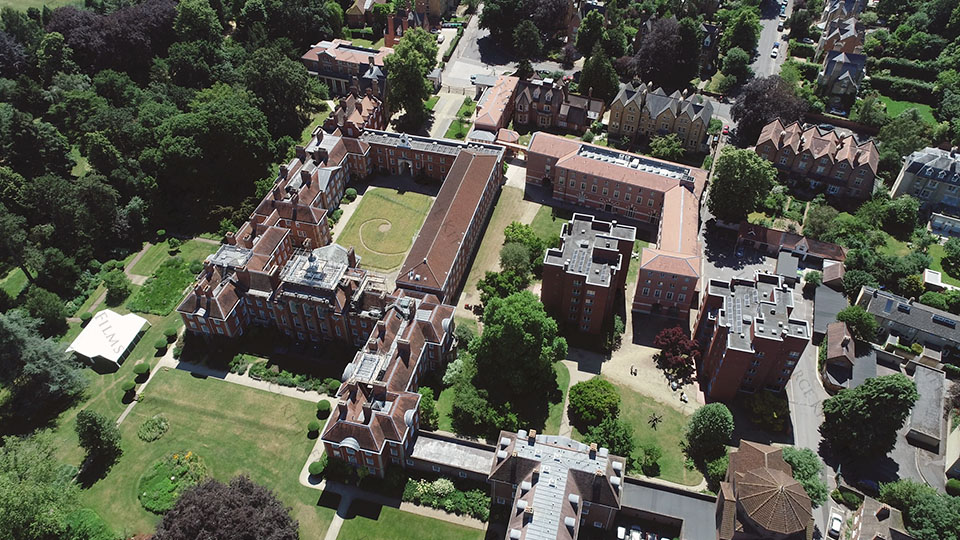 Lady Margaret Hall Oxford Aerial Drone